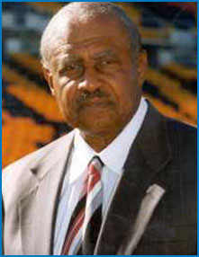Former Grambling State University Head Coach Eddie Robinson holds the record for being the winningest coach in NCAA Division I history with 408 wins. - erobinson
